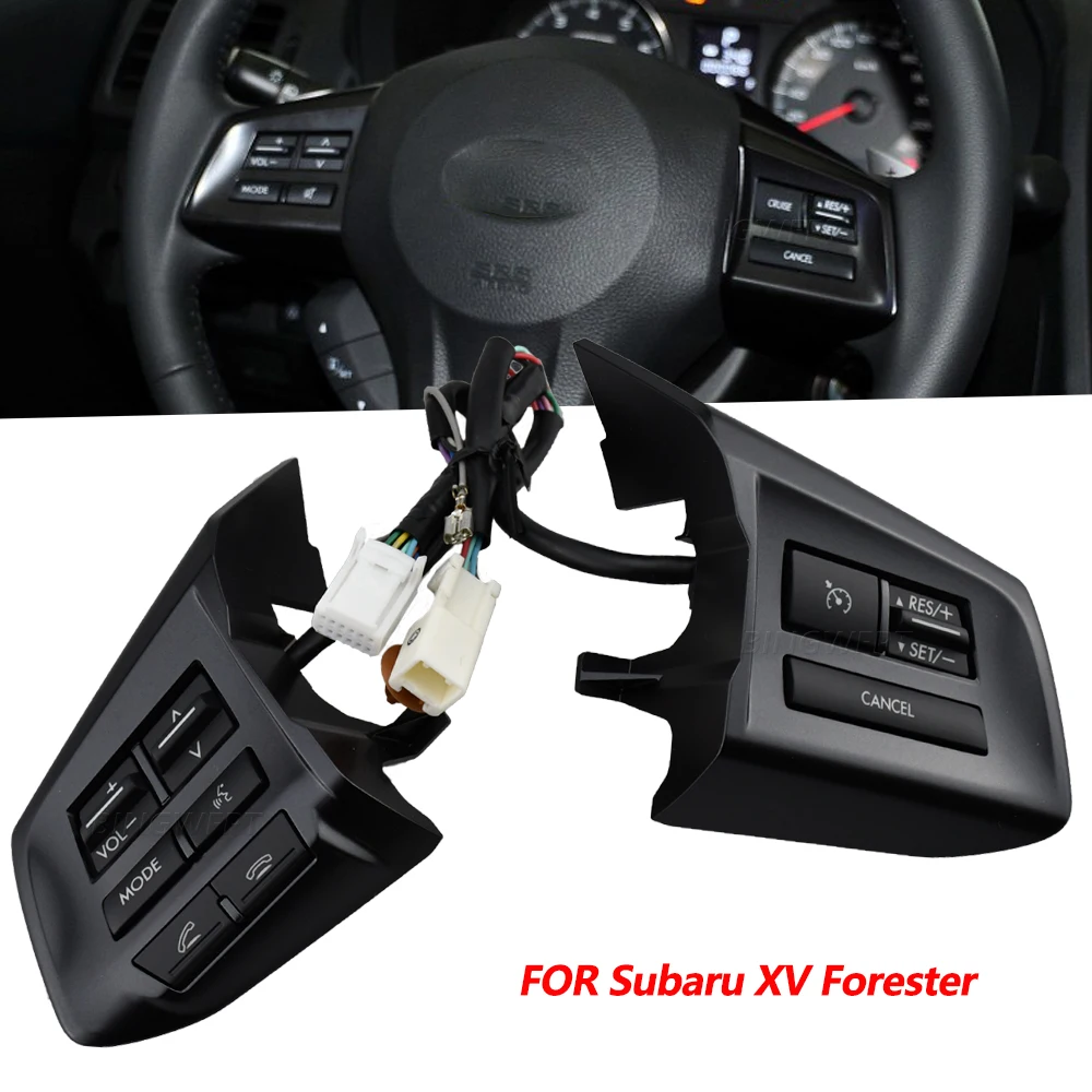 Steering Wheel Button For Subaru XV Crosstrek Forest 2013-2014 Buttons Bluetooth Phone Cruise Control Volume