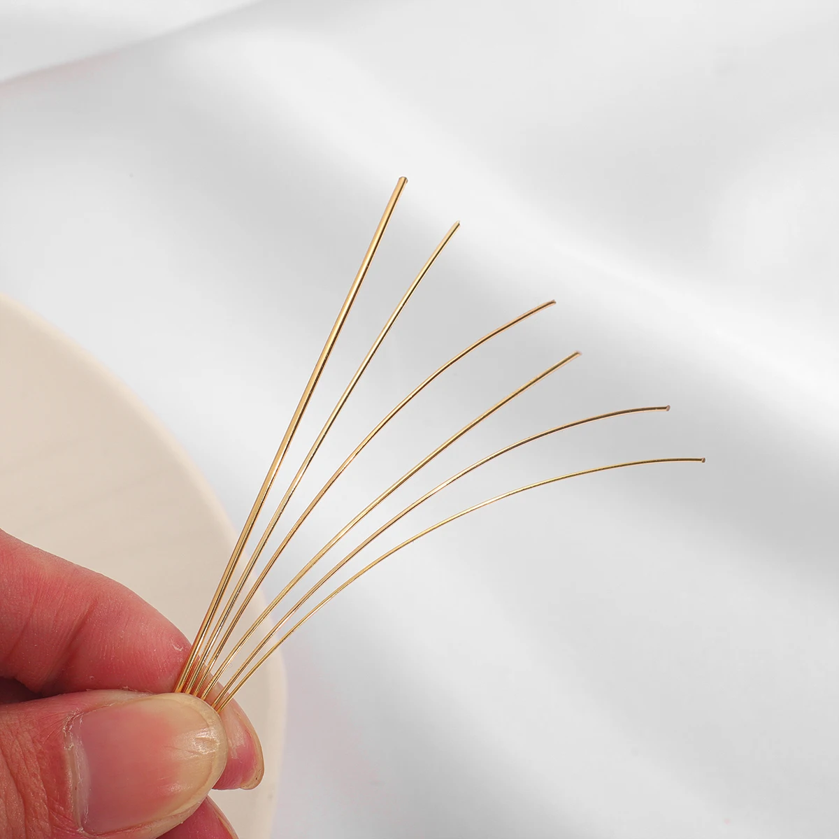 0.7-1 مللي متر 18K مطلية بالذهب النحاس النحاس الديكور سلك الموضوع الحبل حبل ل عقد دي اي واي سوار صنع المجوهرات الاكسسوارات الحرفية