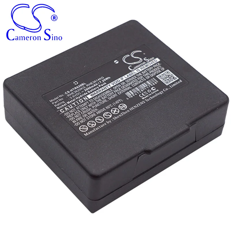 CameronSino Battery for Abitron Mini EX2-22 Mini fits Abitron KH68300990.A Crane Remote Control battery 2000mAh/7.20Wh 3.60V