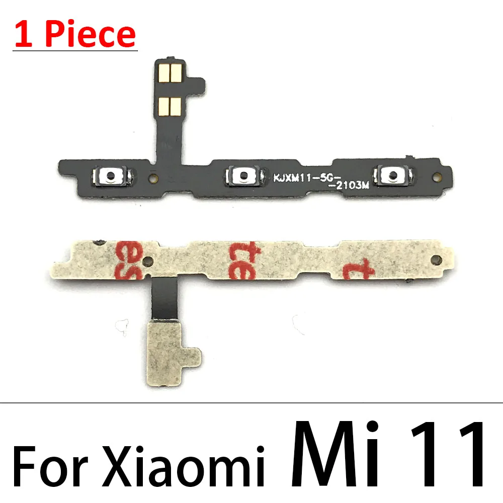 NEW Power on/off Volume Key Button Flex Cable Ribbon For Xiaomi Note 10 Pro F1 Mi A3 11 A1 5X 6X A2 Lite Max Max2 Max 3 Mix 2 3