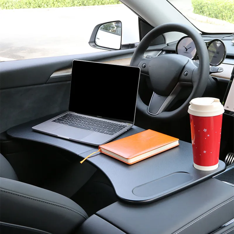 Car Steering Wheel Table For Tesla Model 3 Y Desk Board Laptop Notebook Desk Stand Drink Food  For Tesla Model3 Y Dining Table