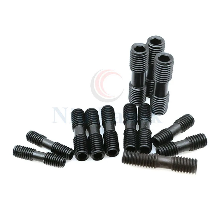 Parafuso de cabeça dupla para máquinas-ferramenta CNC, Torno e Torneamento, alta qualidade, parafuso de fixação, ML0520, ML0620, ML0625, ML0630, ML0830, ML0835, 10PCs