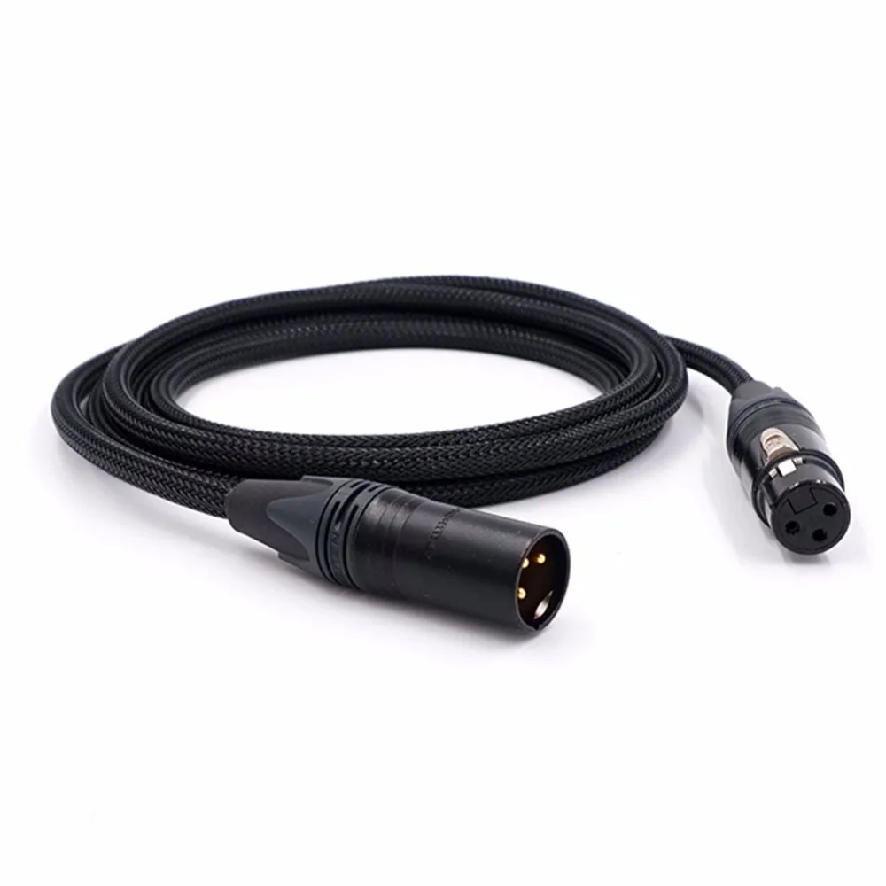 Thouliess 3pin XLR Male to XLR Female Audio Adpter Cable 3 Pin XLR Connectors Microphone Cable with NEUTRIK plug