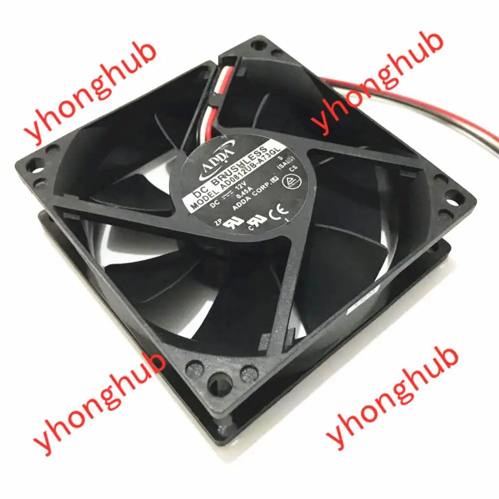 

ADDA AD0812UB-A73GL DC 12V 0.45A 80x80x25mm Server Cooling Fan