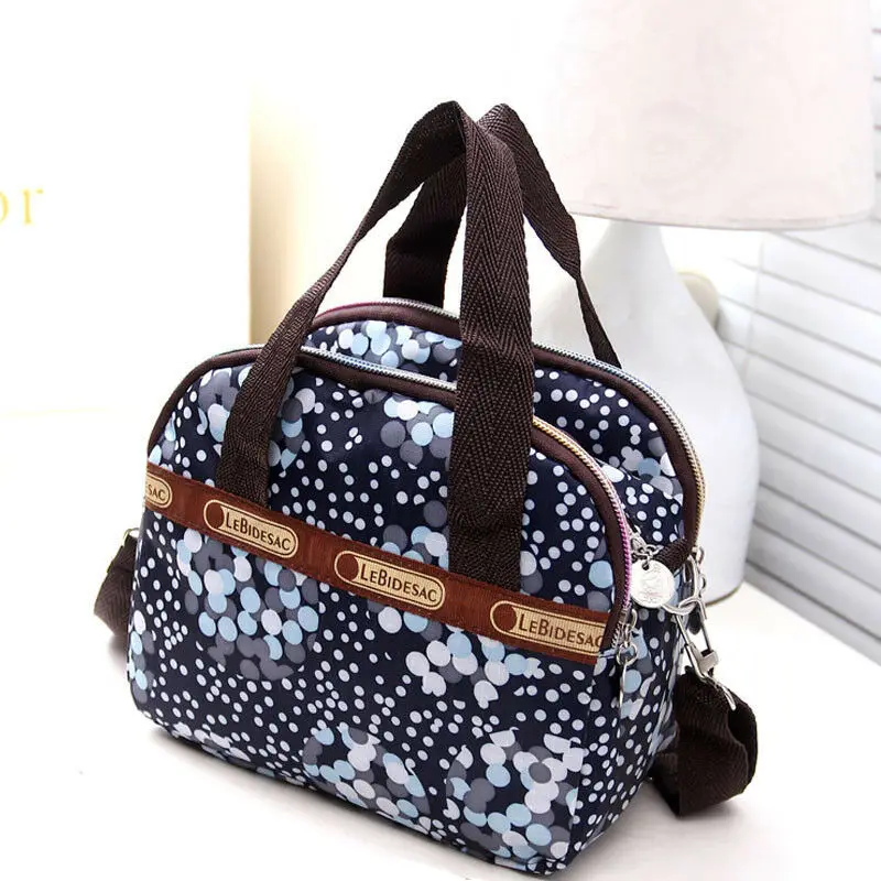 Hot Sale 12 Colors Women\'s Satchel Shoulder Bag Hobo bag Tote Messenger Cross Body Waterproof Canvas Multi Pocket Handbag