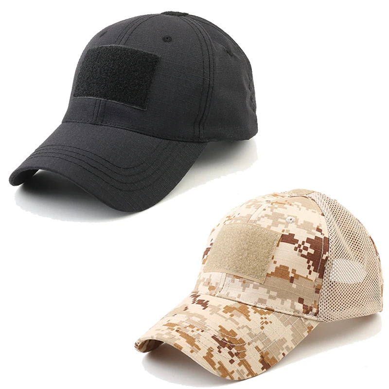 Outdoor Camouflage Adjustable Cap men Mesh Tactical Airsoft Fishing Hunting Hiking Hat