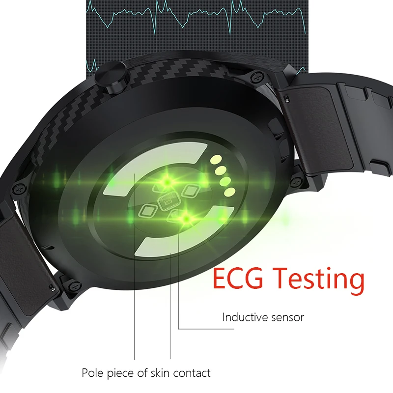 

ECG+PPG Smart band HRV smart watch men ip68 waterproof smart bracelet 1.3 inch blood oxygen pressure smart wristband pk p3 h66