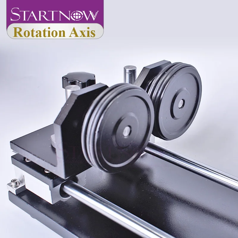 Startnow Axis Rotate 2 Phase Engraving Module With Wheels Rollers Stepper Motor For CO2 Laser Engrave Cutter Machine Parts