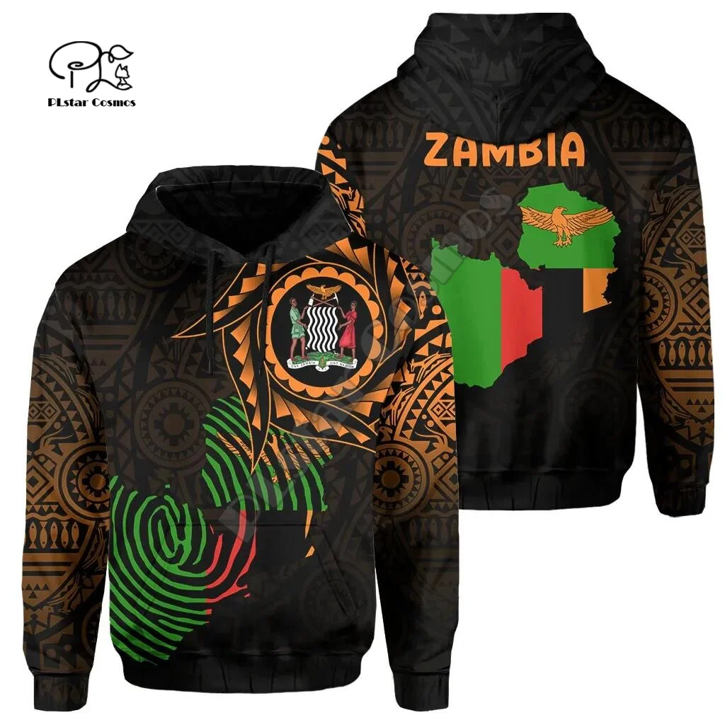 

PLstar Cosmos Newest Africa Zambia Country Flag Tribe Culture Tattoo Pullover 3DPrint Men/Women Harajuku Autumn Funny Hoodies 11