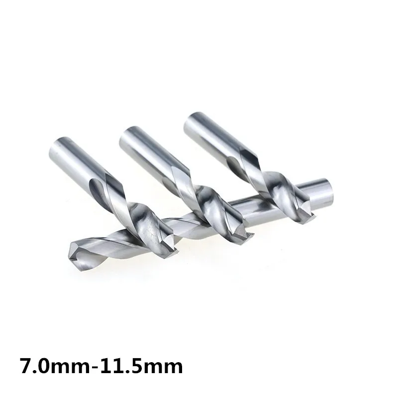 1 pcs carbide straight shank drill rotary drill 7mm 8mm 9mm 10mm 11mm CNC rotary tool for metal tools