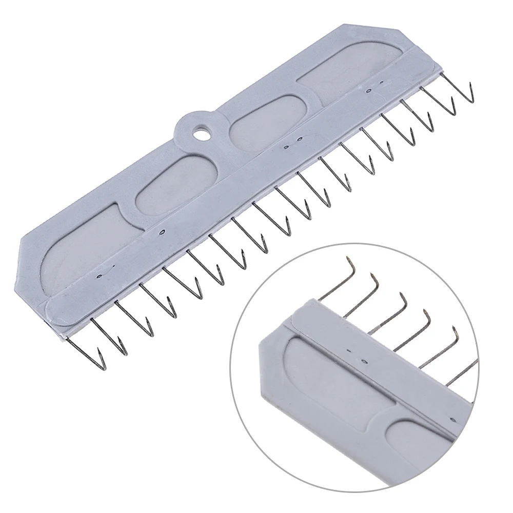 Knitting Machine Weight Hanger 19.2*6.6cm with 18 Hooks Universal for Brother Knitting Machine Spare Parts Sewing Tool