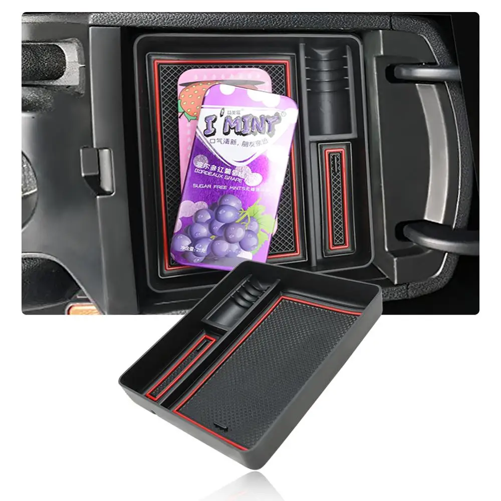 LFOTPP Car Armrest Central Storage Box for Hyundai Tucson 2015-2020 Car Handrail Storage Box Auto Interior Tucson Accessories