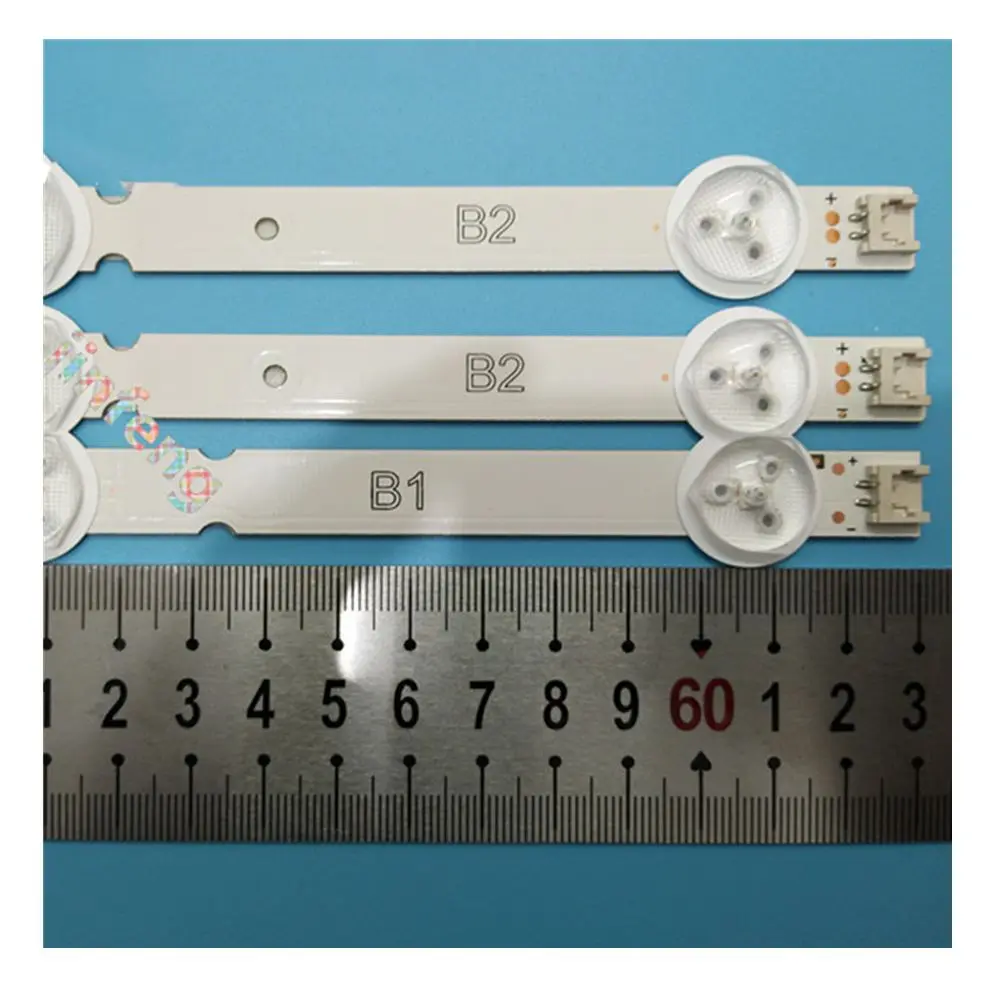 3ชิ้น/เซ็ต630มม.LED โคมไฟแถบ7Leds สำหรับ LG 32นิ้วทีวี B1 B2-Type V13 6916L-1204A 6916L-1399A 32LA620V 32LN575S