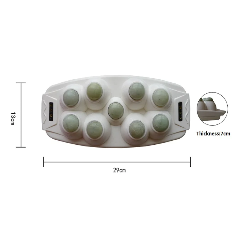 Heat Therapy Natural Jade Massageadon Physical Therapeutic Device For Body Tens Massage Relaxation and Muscle Stimulator