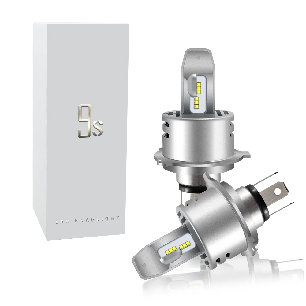 2 قطع 9S-H4-40W-6000LM LED المصباح H4 / 9003 / HB2 مصباح سيارة مع 12 قطعة ZES CANBUS LED المصباح السيارات LED #2
