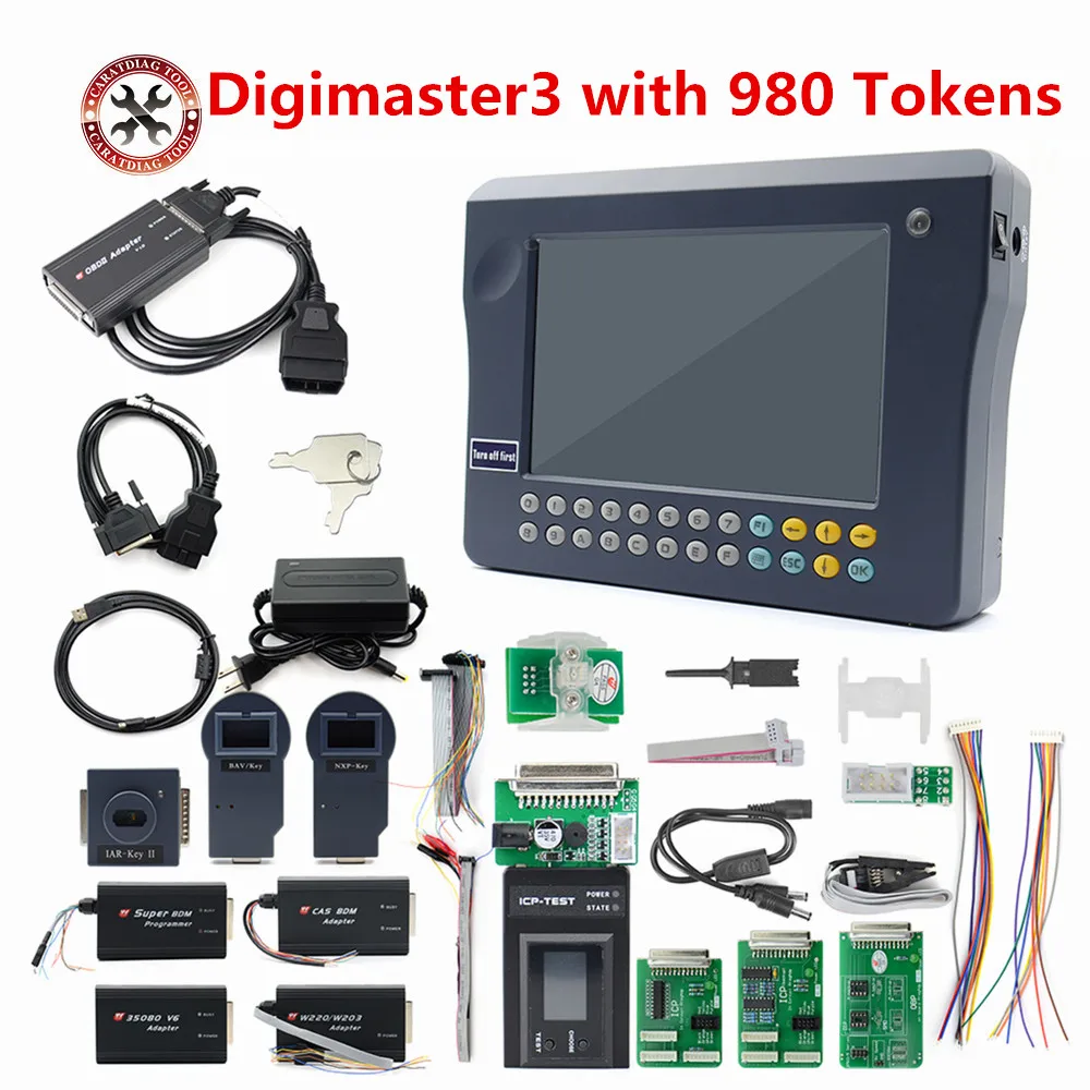 2021 Original Digimaster 3 Diagnostic Tool Master 980 Tokens/No Token Limitation digimaster3 for Auto Key/Audio/Airbag/ECU/Pin