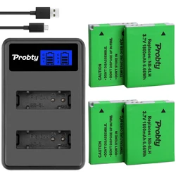 1800mAh NB-6L NB 6L NB-6LH battery + LCD dual USB charger for Canon IXUS 310 SX240 SX275 SX280 SX510 SX500 HS 95