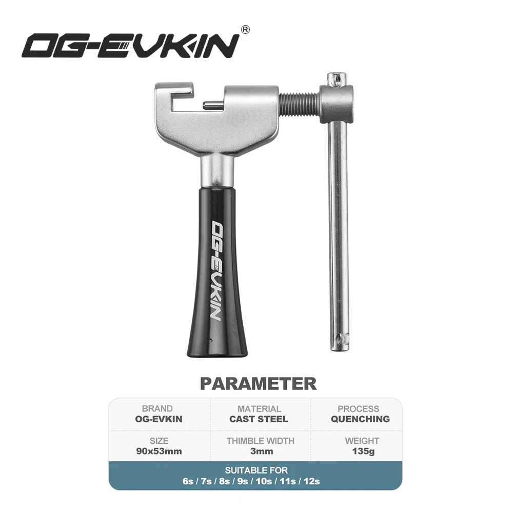 OG-EVKIN CR-01 Chain Cutter Chain Tool Patent Design Easy To Cut The Chain Pin Splitter Link Breaker Chain Remove Repair Tools