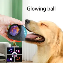 LED Dog Ball Interactive Toy Lights Up Pet Ball For Aggressive Chewers Play Pet Ball Toy Pet Supplies Kitten Cat Exercise Toy