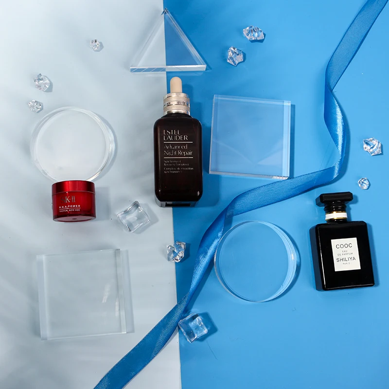 Cube en acrylique transparent INS Shoot, Studio photo, Accessoires de photographie, Accessoires pour bijoux, Outils de maquillage, Cosmétiques