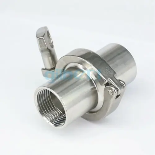 

3/4" BSPT Female x 1.5" Tri Clamp Set SUS304 Stainless Steel Assembly Sanitary Fitting Tri-Clover Home Brew