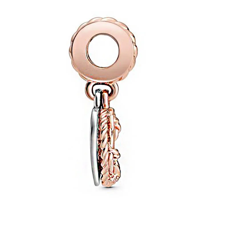 2020 Summer Fashion Silver 925 Beads Rose Gold Submarine Anchor Dangle Charm Fit Original Pandora Bracelets Women DIY Jewelry