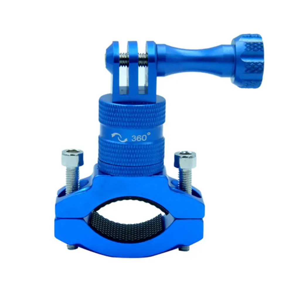 Soporte de teléfono para bicicleta, accesorio Universal giratorio de 360 grados, con abrazadera de Metal para manillar de motocicleta, para cámara de acción MTB Gopro