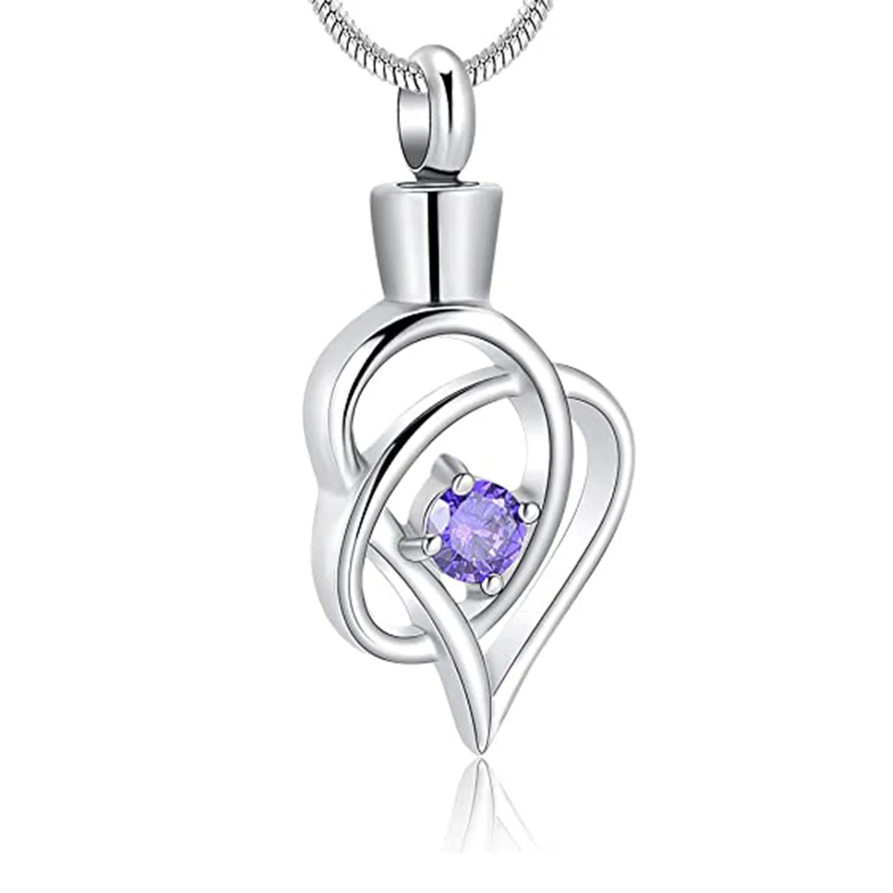 

Infinity Heart Cremation Jewelry for Ashes Pendants Stainless Steel Memorial Keepsake Urn Jewelry