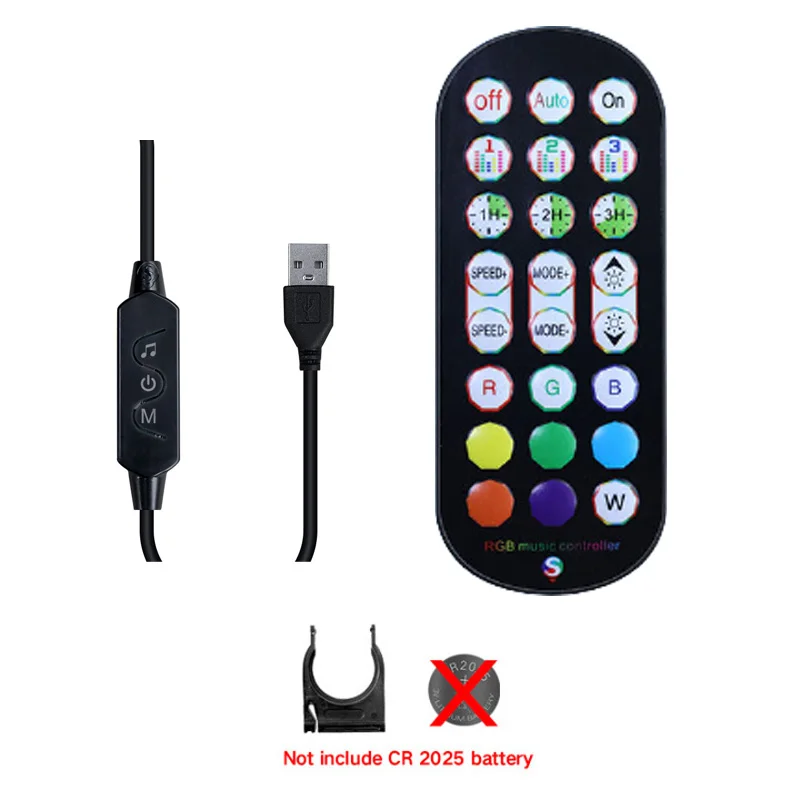 LED Strip Light New 24keys Music Control Smart Bluetooth APP RGB 5050 LED Strip Tape TV Backlight for Room Decor Ambient Lights