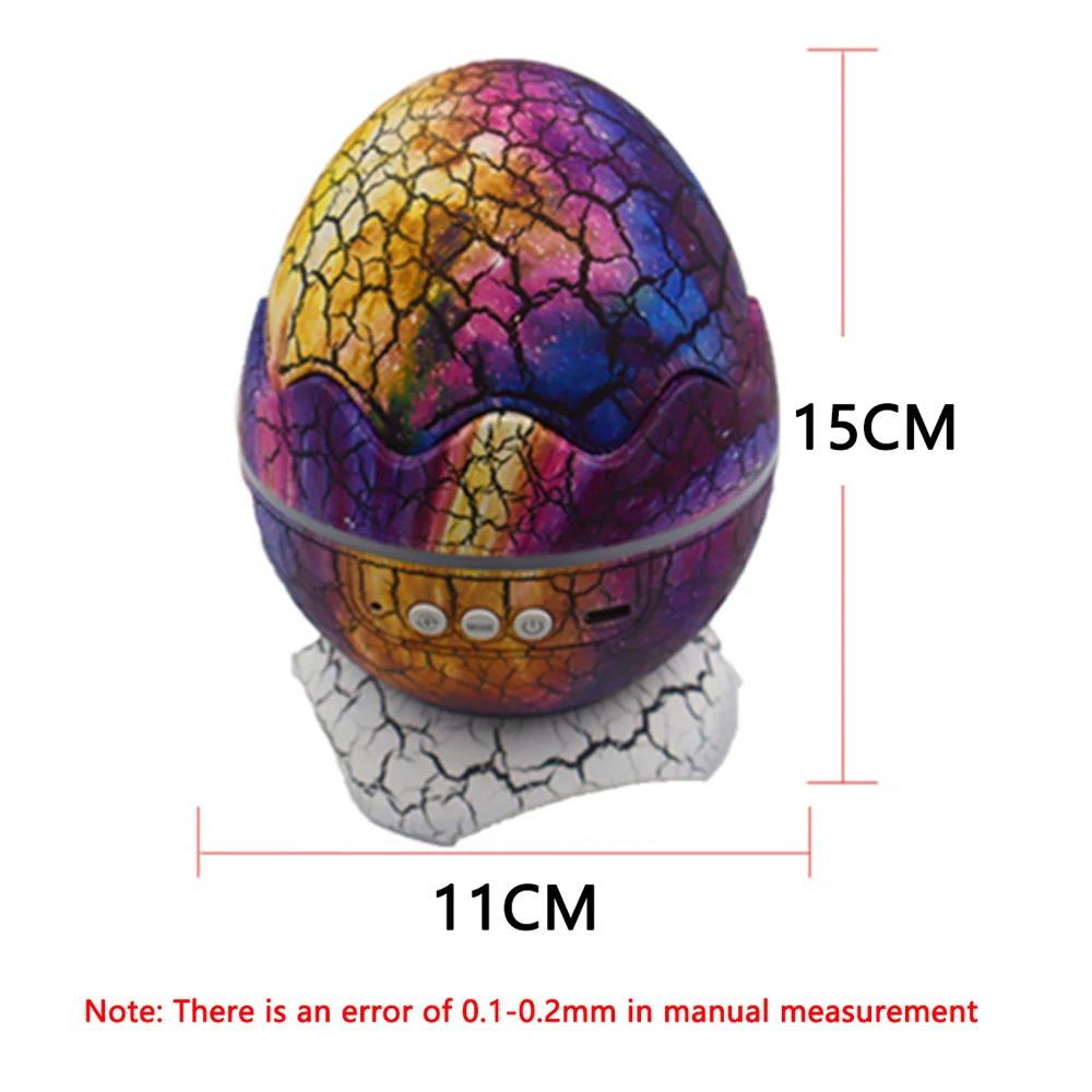 HoneyFly LED Stary Sky Dinosaur egg Nightlight USB DC Bluetooth Music 3D Constellation Project Night Lamp Original Dreamcatcher