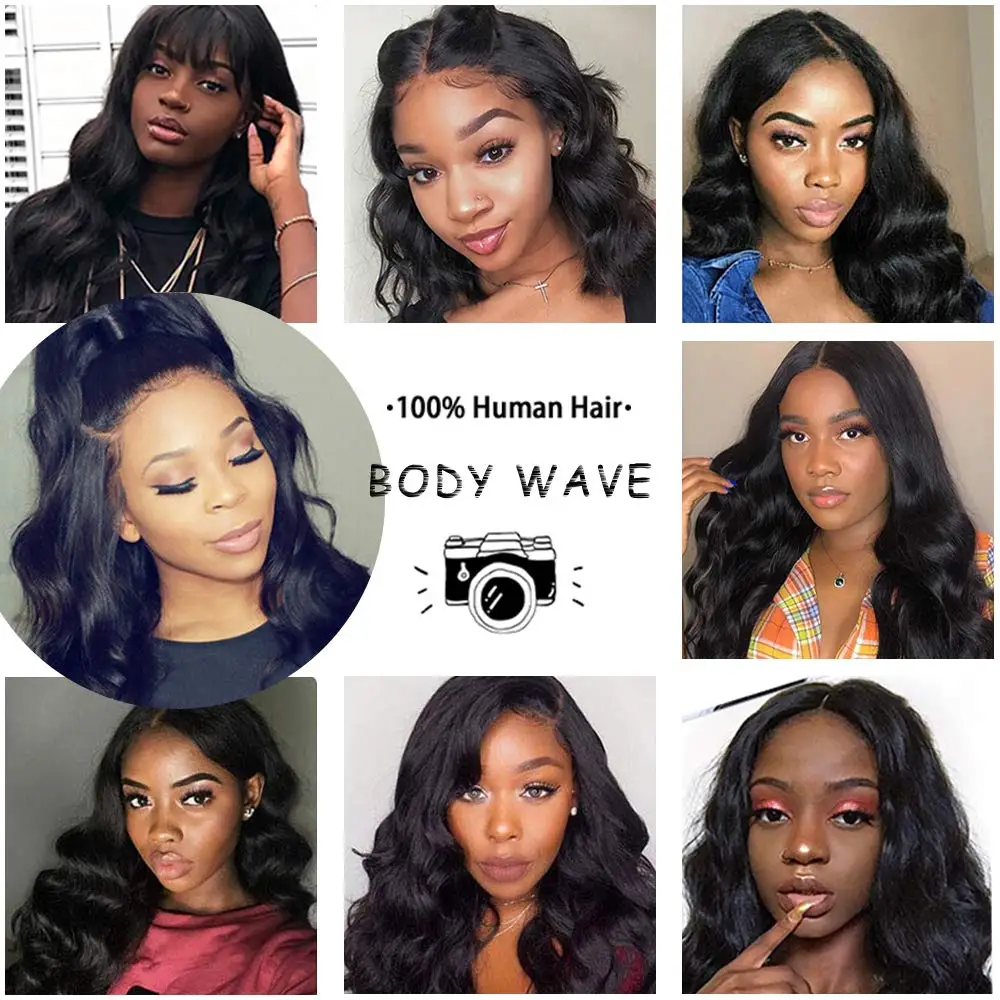 Body Wave Bundles With Closure Brazilian Hair Weave Bundles With Closure Remy Body Wave Bundles With Frontal Closure QUEEN HAIR