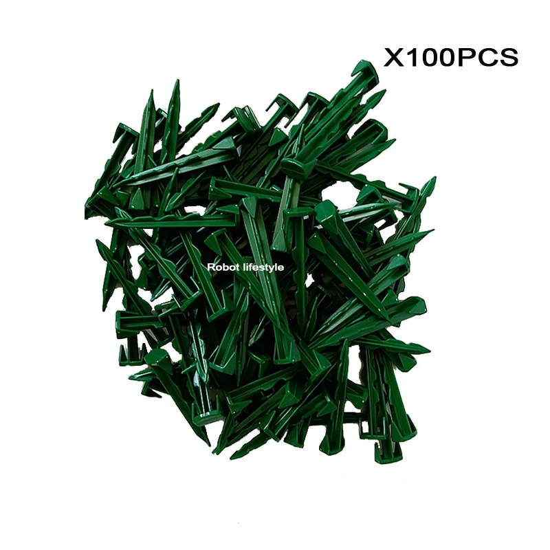 Original 100PCS Pegs For Robot Lawn Mower H750,H750T,E1600T,E1600,E1800T,E1800,E1800S, Peg for Virtual Wire