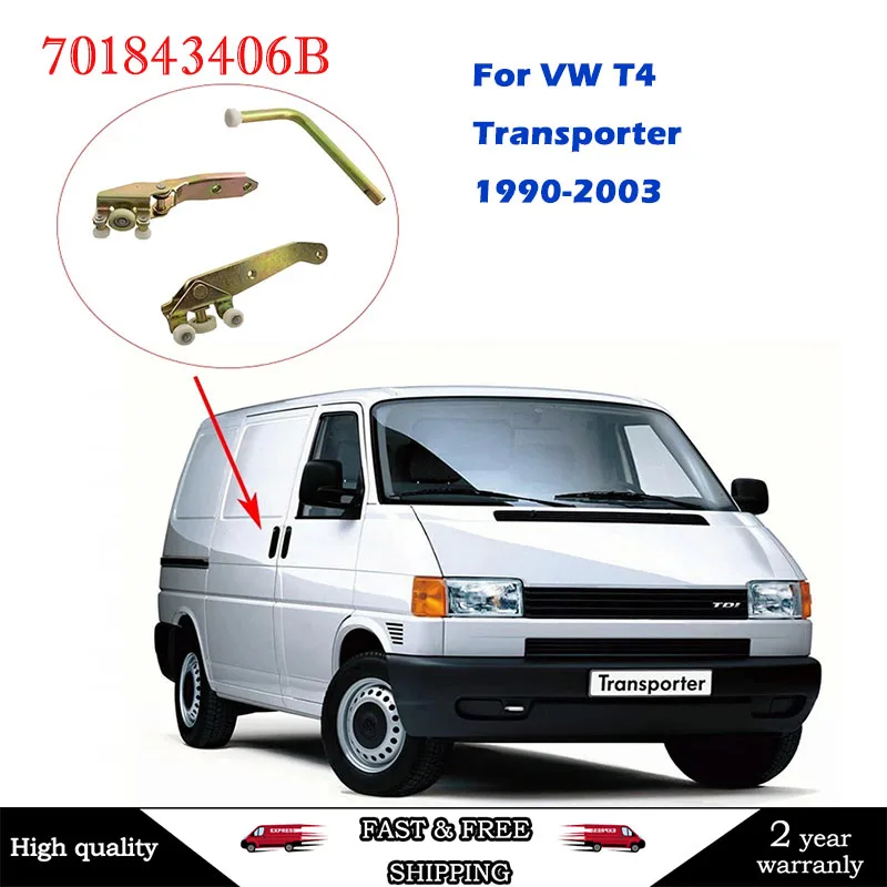 701843436 701843406B 701843336A FOR VW T4 Transporter 1990-2003 Right Sliding Door Bottom Middle Top Rollers set