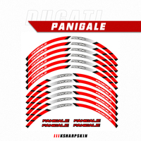Motorcycle sticker Front Rear wheels decals Reflective waterproof stickers rim stripes For DUCATI PANIGALE 959 1199 V4 1299 899