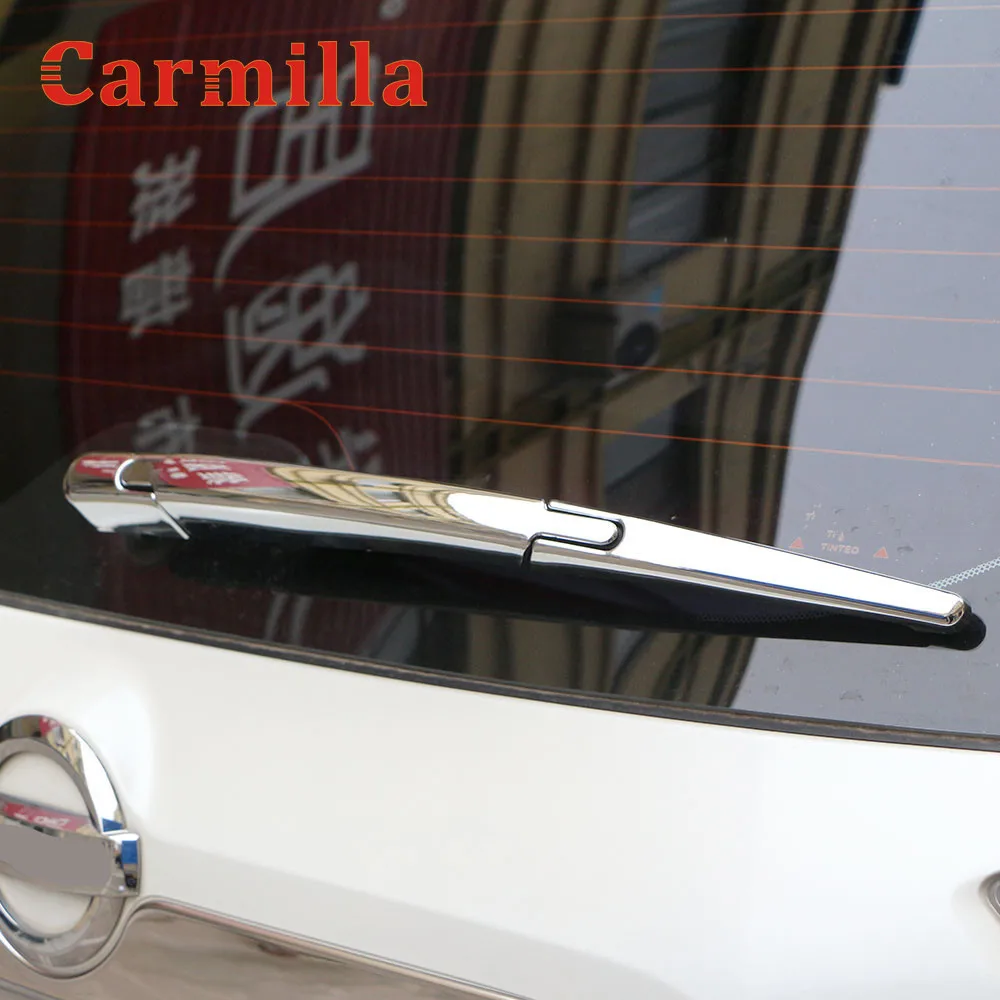 Carmilla ABS Chrome Rear Wiper Trim Sticker Window Protection Wiper Cover For Nissan Rogue X-Trail Xtrail T32 2013 - 2019