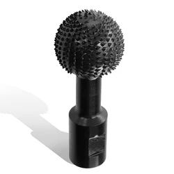Ball Gouge Spherical Spindles Shaped Wood Gouge Power Carving Attachment for Angle Grinder Wooden Groove Carving Tool