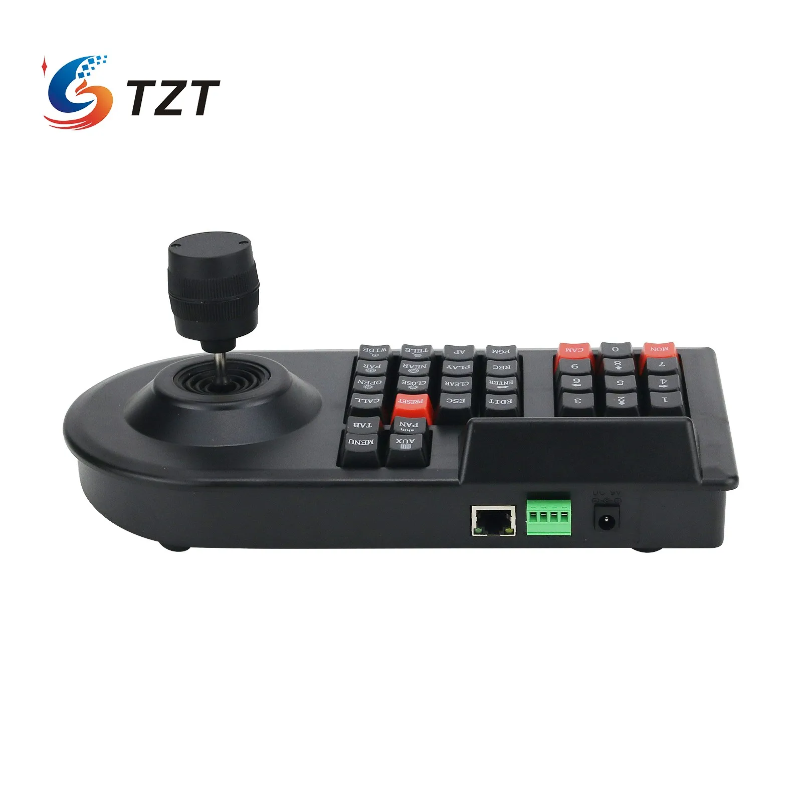 TZT 3D 조이스틱 PTZ 키보드 9VDC, CCTV 카메라 Dom RS485 제어 PTS3103C