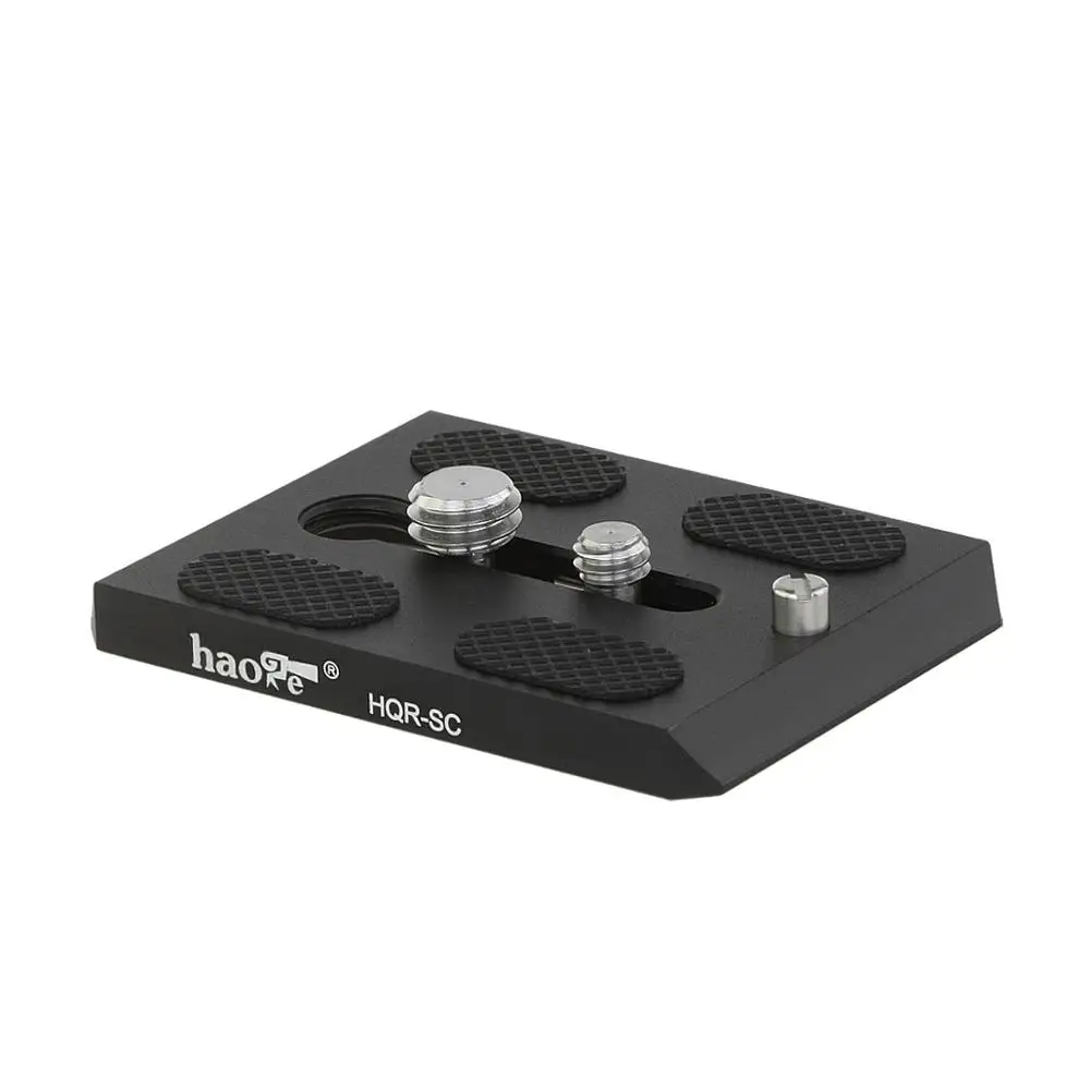 Haoge Camera Quick Release Plate for Sachtler Tripod Head Replace Touch & Go Plate S