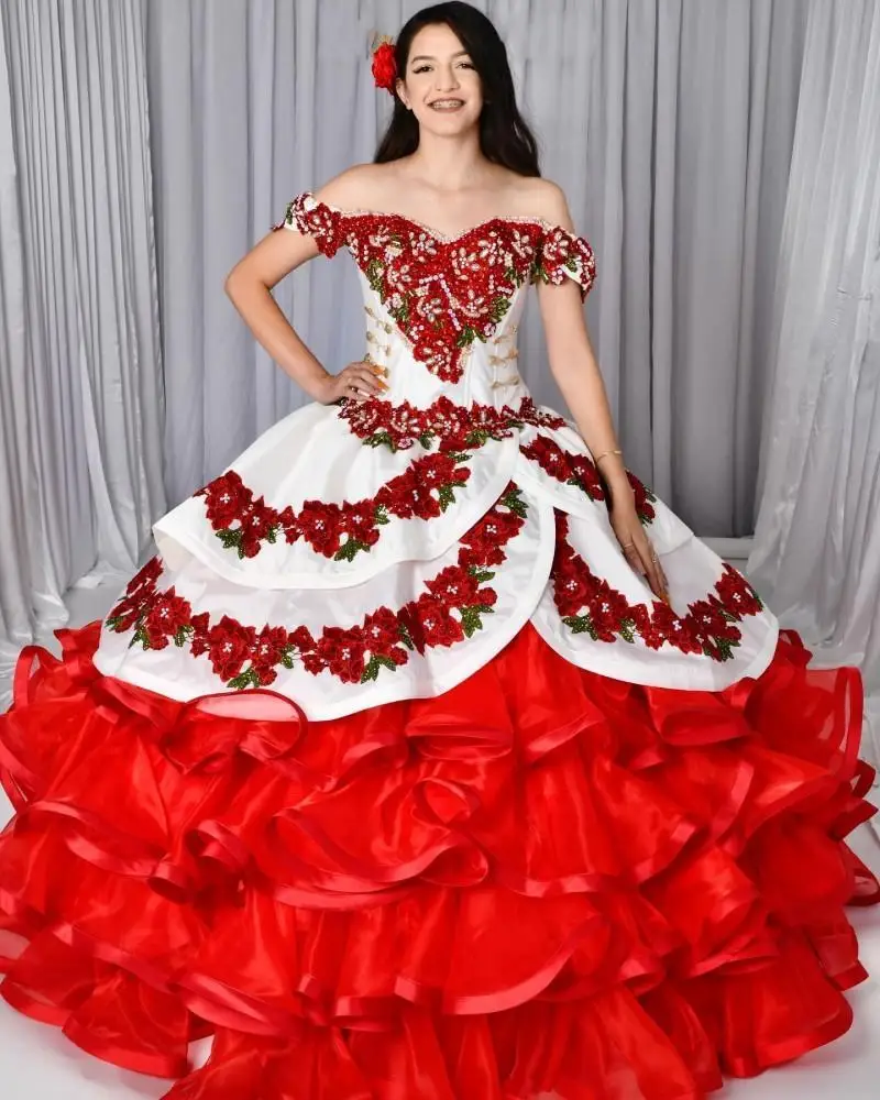 Newly Two Pieces Sweet 16 Quinceanera Dresses with Removeable Skirt Appliqued Beaded Mexican Pageant Gowns vestidos de 15 años