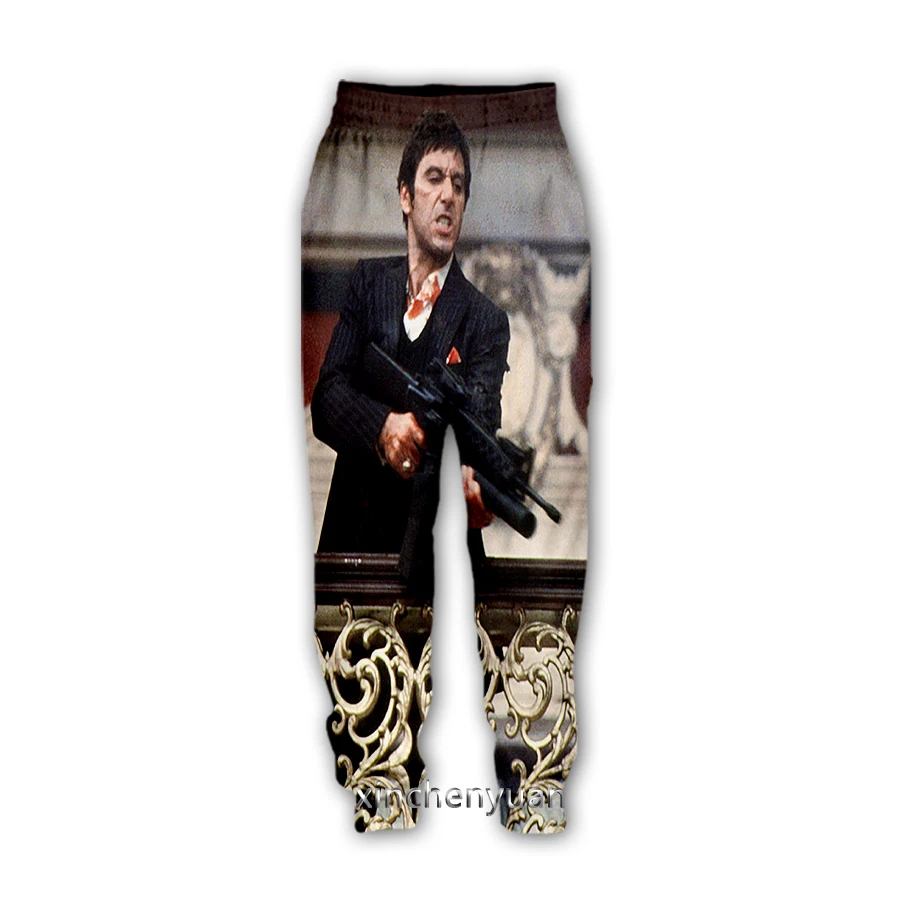 Scarface 3D Print dorywczo spodnie sportowe spodnie dresowe proste spodnie dresowe spodnie do joggingu spodnie Y49