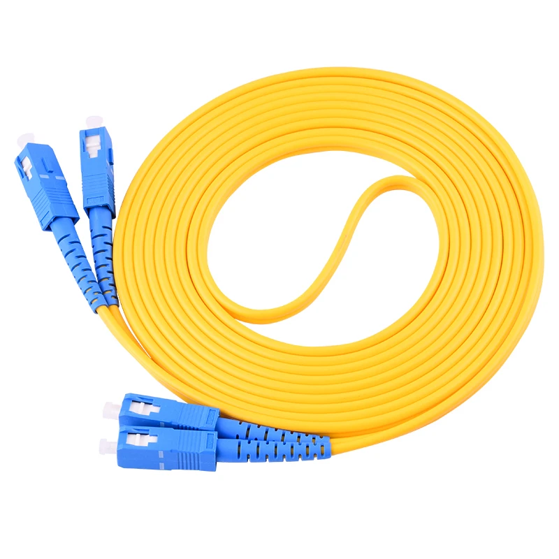 DX SM fiber optic patch cord SC LC FC ST Duplex Single-mode 2.0mm 3.0mm DX optical fibre jumper ftth patch lead