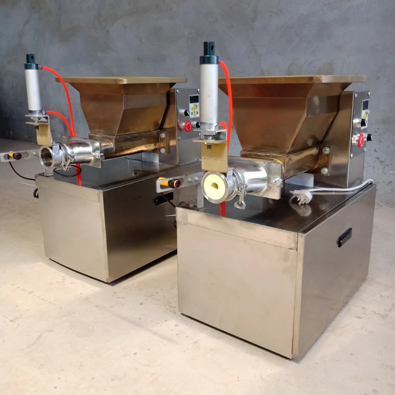 Máquina divisoria de bloqueo de masa de 10-500g, máquina divisora de masa de pan pequeña de alta eficiencia, cortadora de masa