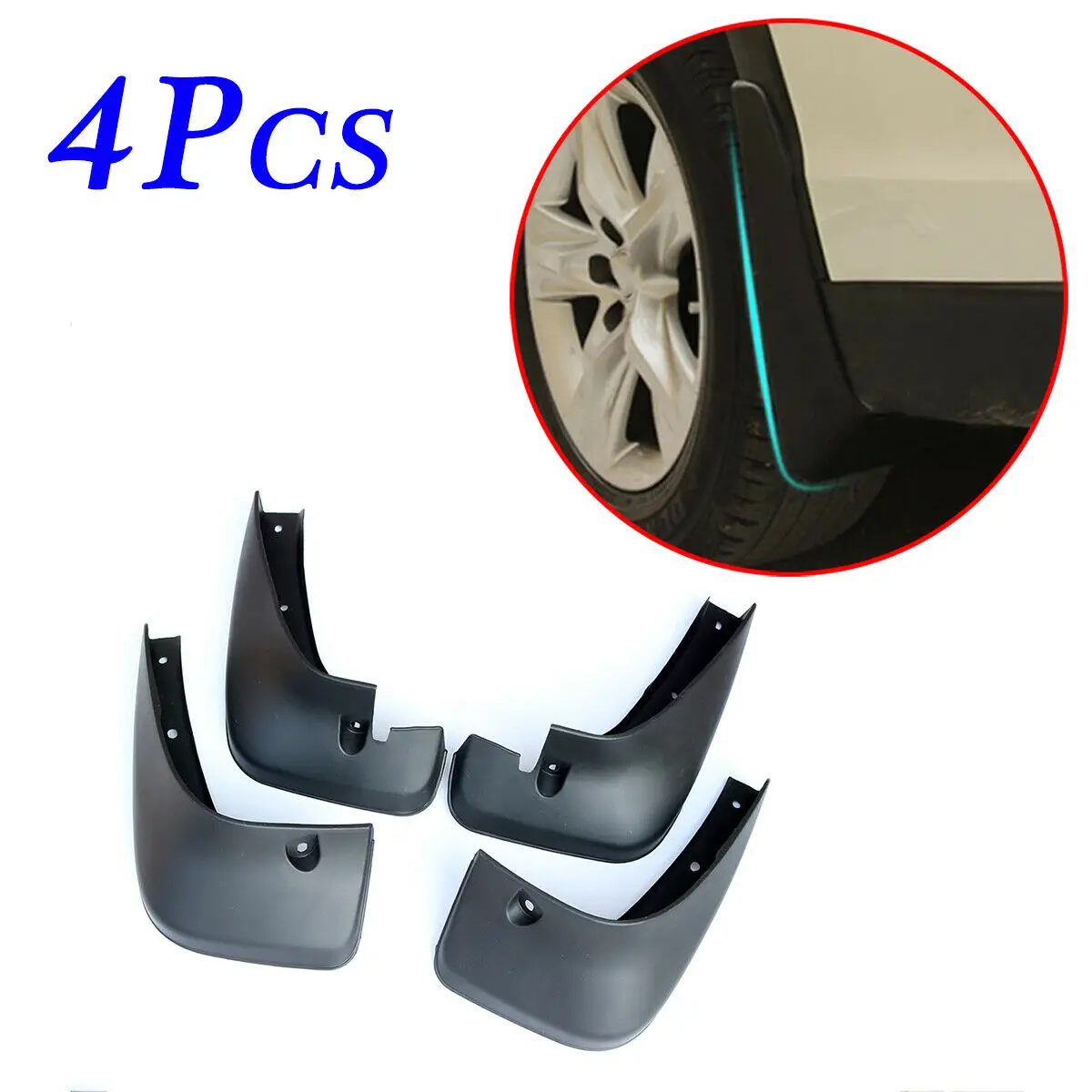 

Mud Flap Splash Guard Fender Cover Fit For TOYOTA Highlander Kluger Mudflap Mudguard Accessories 2001-2004 2005 2006 2007