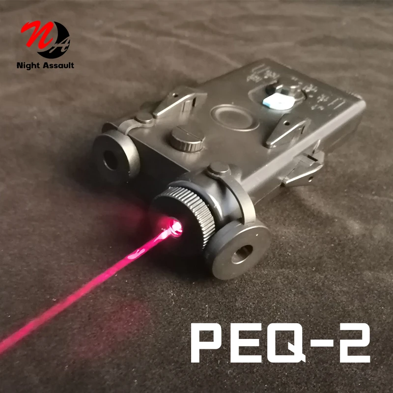 Airsoft Nylon AN peq PEQ-2 Red Dot Laser sight Batterie Case Red Laser For 20mm R64.No Function PEQ2 Box Hunting Weaponlight