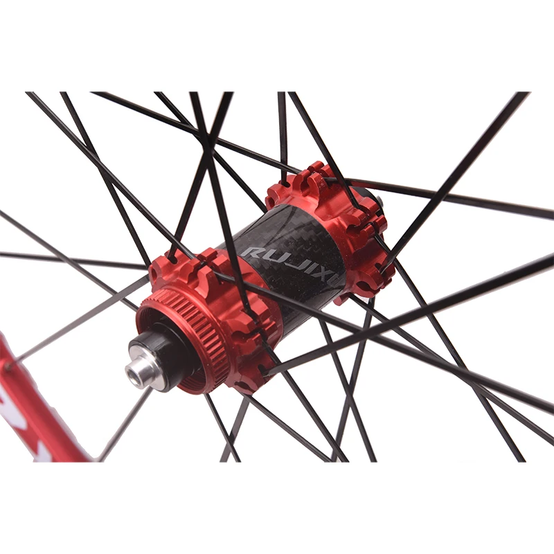 Ultraleichte Räder mit gerader Zugscheibenbremse, MTB-Laufradsatz, 26, 27,5, 29er, 700C-Felgen, 24 Löcher, glattes Lager, vorne 2 hinten, 4 A – Detail 9