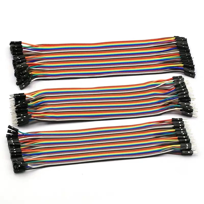 Cabo Dupont para Arduino, kit DIY, macho para macho + fêmea para fêmea para fêmea, Jumper Wire, 10cm, 20cm, 30cm