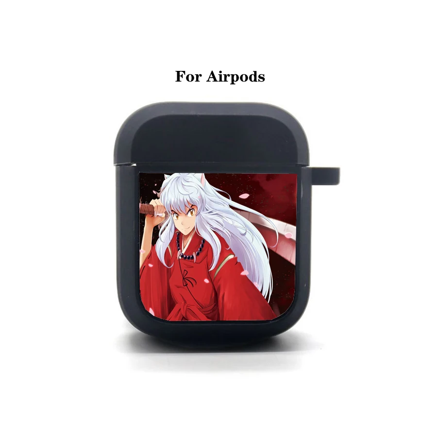 Anime Inuyasha AirPods case Cover Apple AirPods Earphone bag Soft Silicone Bluetooth Protective Earphone Case