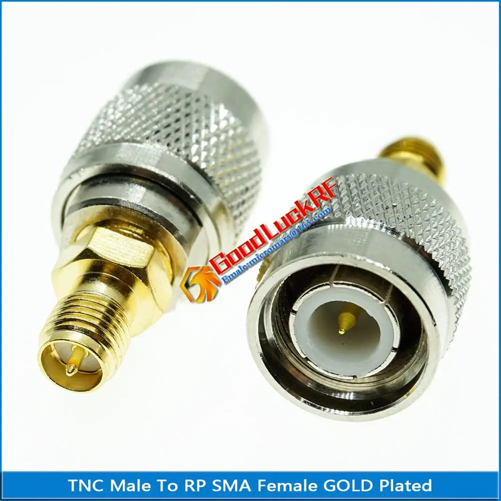 Tnc Naar Rp Sma Connector Socket Tnc Male Naar Rp Sma Vrouwelijke Plug Rp Sma-Tnc Vergulde Rechte coaxiale Rf Adapters