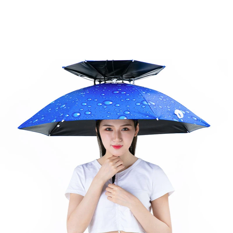 Patio Umbrellas & Bases Outdoor Portable Head Umbrella For Fishing Outdoor Work Free Hands For Child Student Supplies E12195