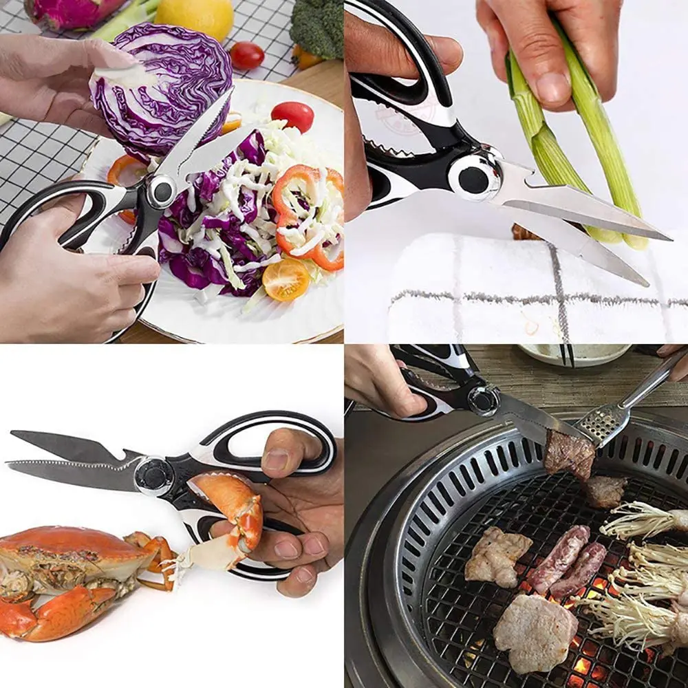 Keuken Schaar Mes Zware Sharp Rvs Multifunctionele Snijden Schaar Voor Vis Kip Bot Gevogelte Vlees Kruiden